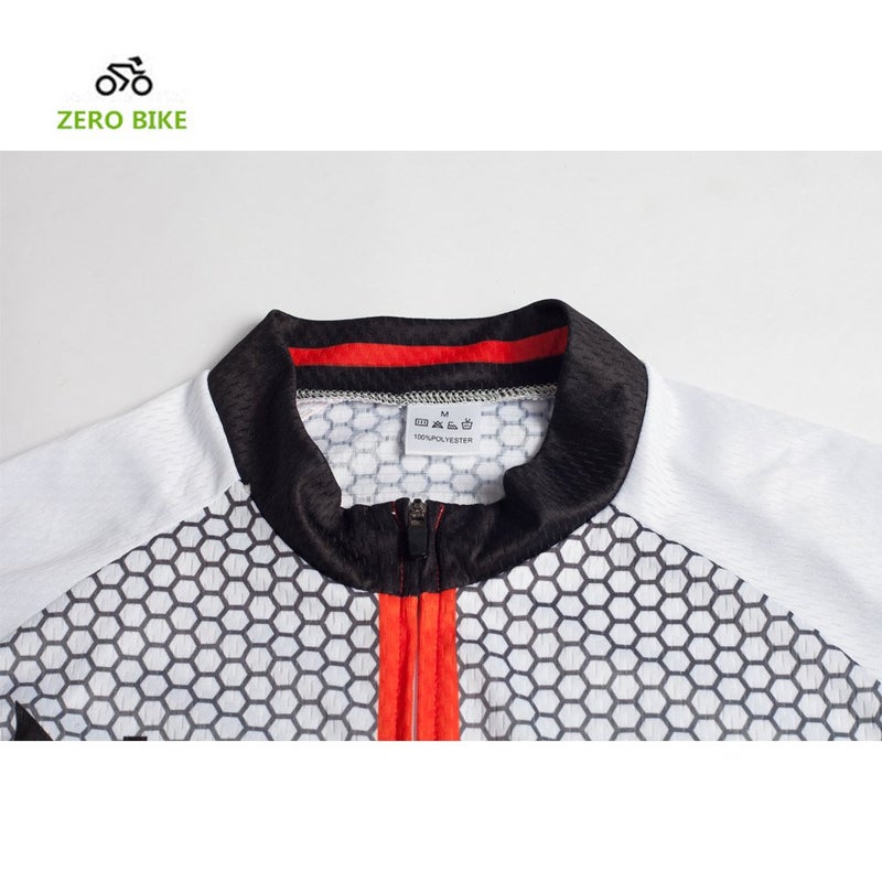 ZEROBIKEÂ® Men Breathable Quick Dry Comfortable Short Sleeve Jersey + Padded Shorts Cycling Clothing Set Cycling Wear Clothes - Image 3